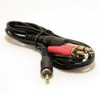 kenable 6.35mm Stereo Jack Plug to Aux RCA Phono Plugs