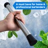 Lexenic Dual-End Heads Cocktail Muddler – Stainless Steel 32cm/12.6 Inch