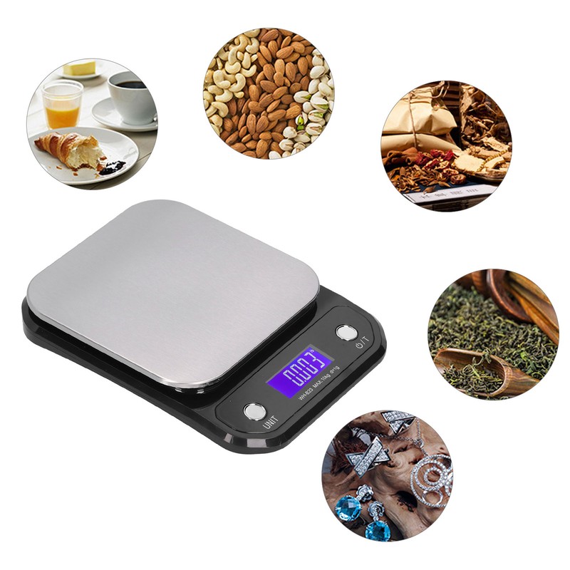 HighAccuracy Digital Scale Portable Electronic Kitchen Scale Food Measuring Weight