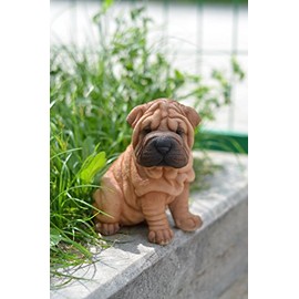 Hi-Line Gift Ltd Sitting Shar Pei Puppy, 625"