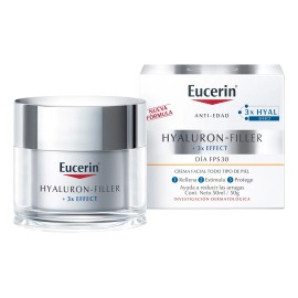 Crema Facial de día Eucerin Hyaluron filler Antiarrugas 50ml Fps30 Tipo de piel Todos