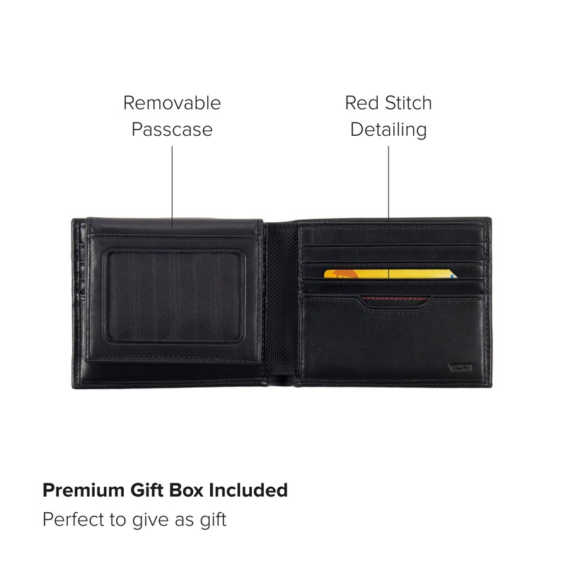 TUMI - Delta Global Removable Passcase Wallet - Leather Wallet