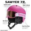 BERN Sawyer Jr. Ski and Snowboard Goggles for Kids, Pink