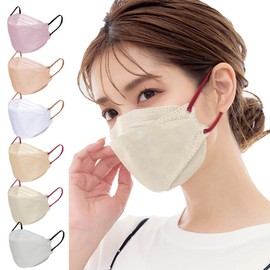 [millarouge] バイカラーマスク マスク 不織布 立体 立体マスク バイカラーマスク 血色マスク 不織布マスク カラー マスク 立体 くちばし 使い捨て 小顔マスク バイカラー チークマスク 薄型マスク 耳が痛くならない 20枚入 (普通サイズ, ライラックアッシュ) ashkb