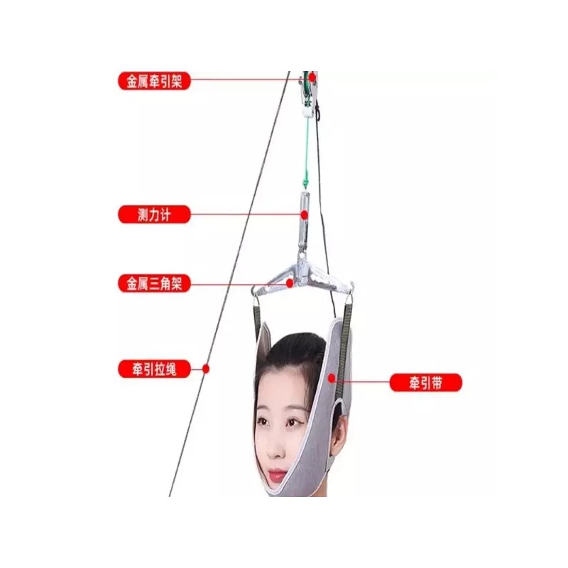 목 스트레칭 기구 운동 디스크 기계 견인 [C. 기본 모델