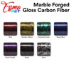 36"x60" (3FTx5FT) PET Marble Forged Carbon Fiber Textured Gloss Black