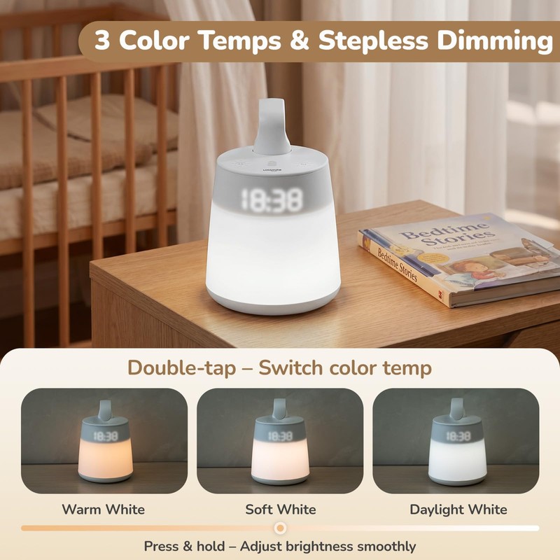 Umimile Baby Night Light with Feeding Log Timer & Clock