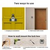 Decruil Lock Box for Keys with Code, Wall Mounted and