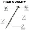 Pocket Hole Screws 1 1/4 inch 700PCS, TOPMALLEX Pocket Screws
