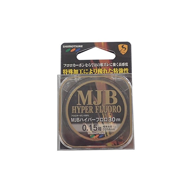 SHIMOTSUKE Fluorocarbon Line MJB Hyper Fluoro 11.8 ft (30 m)