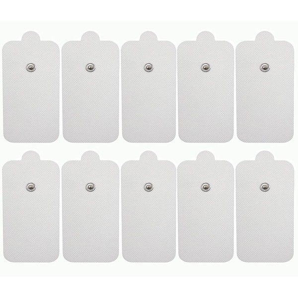 HARPIMER TENS EMS Electrode Pads, Push Button Suitable for TENS,