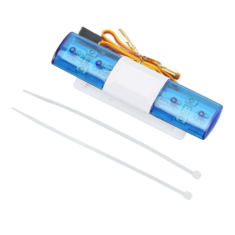 RC LED Police Light Simple Simulation Design 4 Modes RC