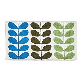 Orla Kiely Trio Stem Riviera Bath Mat, 50x90cm