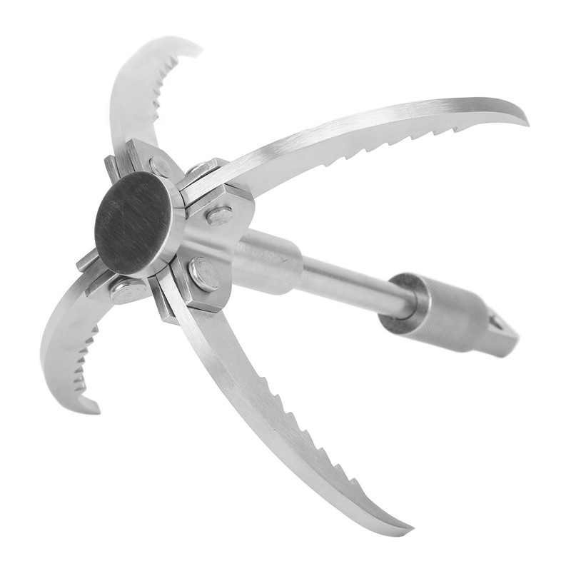 Climbing Grappling Hook Stainless Steel Grappling Hook Folding Claw for