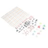 Electronic Component Kit LED Diodes 30 Values Resistors Ceramic Capacitor