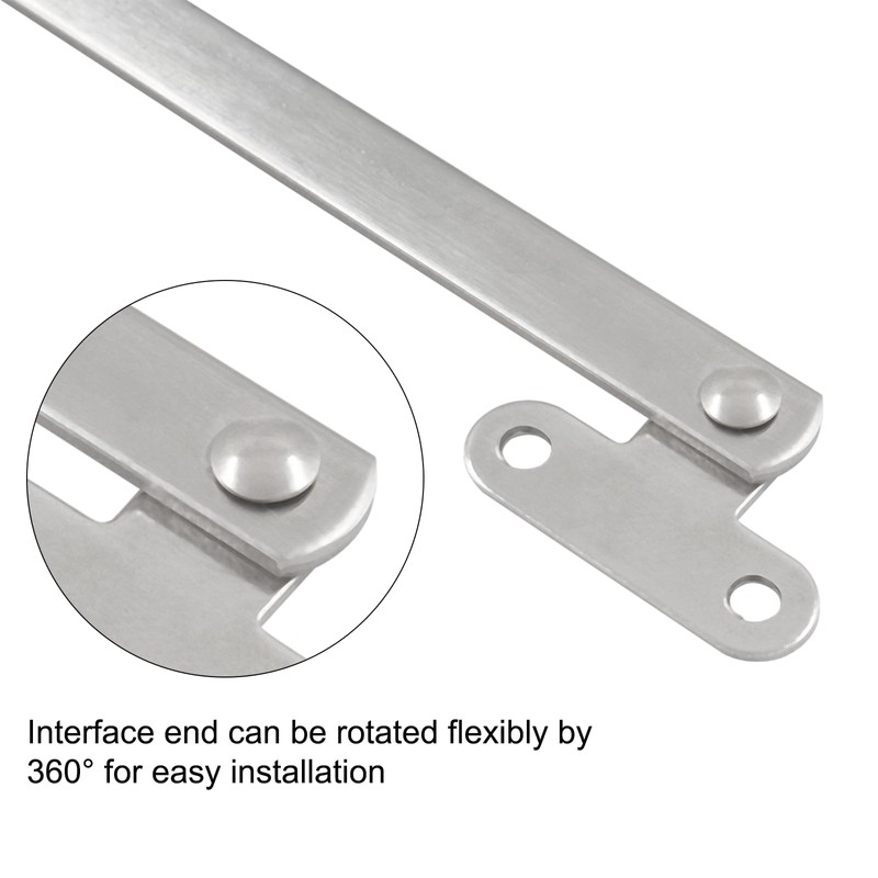 Aracombie 2 Packs Lid Support Hinge Soft Close, Rotatable Folding