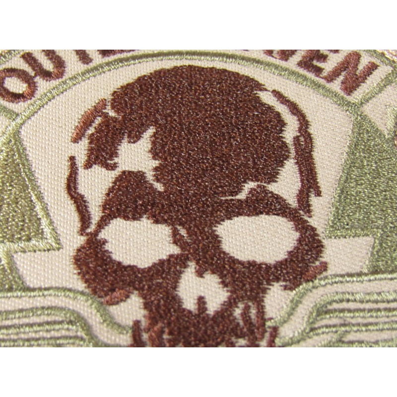 Velcro Patch Metal Gear OUTER HEAVEN Skull Skull (Mud)