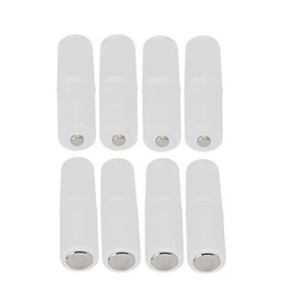 LAMPVPATH (Pack of 8) AAA to AA Battery Adapter, AAA to AA Battery Converter Holder, AAA to AA Adapter for Battery Converter AAA to AA