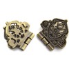 Antique Mini Folding Hinges Retro Bronze Jewelry Box Decorative Hinge