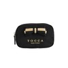 [TOCCA]【WEB限定】BICOLOR RIBBON POUCH ポーチ (ブラック)