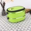LIZEALUCKY Thermal Bento Lunch Box with Stainless Steel Thermal Insulation,