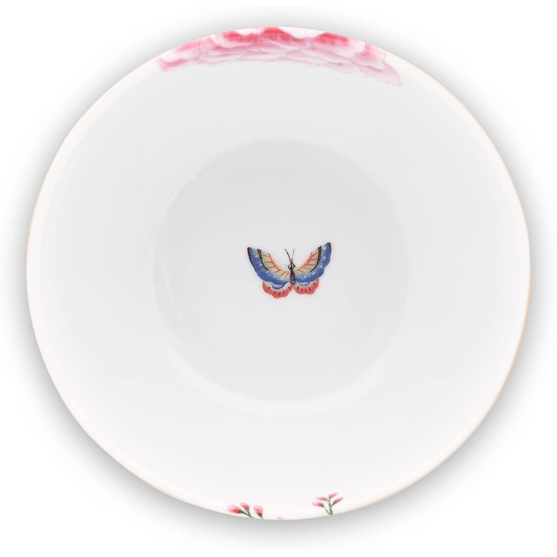Blushing Birds Bowl Blue 12 cm