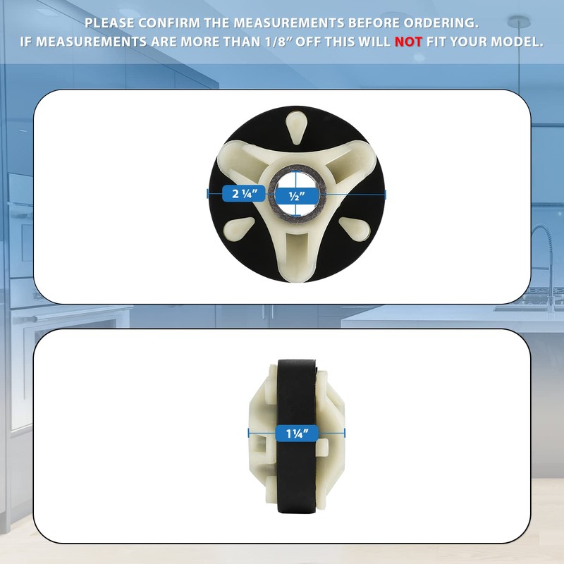 UPGRADED Ultra Durable & Upgraded 285753A Motor Coupling Kit Compatible