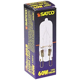 Satco S4649 G9 Light Bulb in Light Finish, 1.63 inches