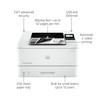 HP LaserJet Pro 4001dn Black & White Printer (Renewed)