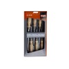 Bahco 9710/S6 Screwdriver Set with Wooden Handle, Silver/Brown, 6-Piece
