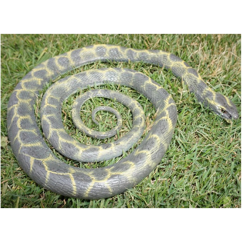 5' Realistic Chain King Snake Replica - Rubber