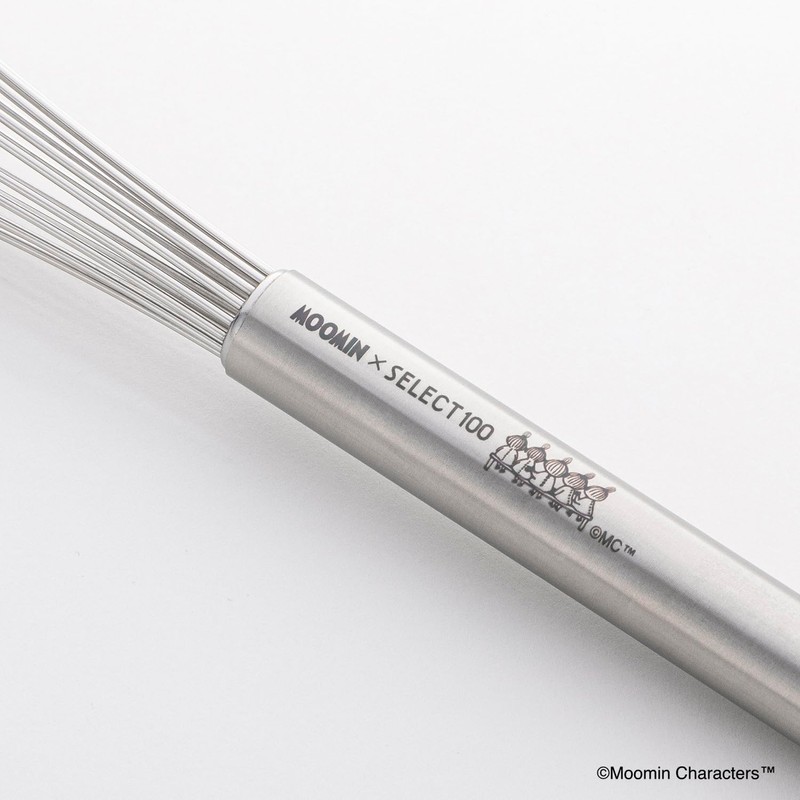 Kai DH3207 Moomin Whisk, Slim Whisk, Dishwasher Safe, Stainless Steel,