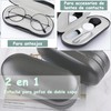 Estuche para Gafas de Doble Capa, Estuche para Gafas Portátil