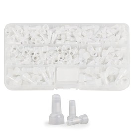 VIVIZHWH Crimp Terminal Cap Replacement, Closed Terminal Connector with Insulated Sheath, CE Type, Terminal Industry, Crimp Terminal, Wiring, Replacement, Easy to Use, AWG 22-16/16-14/12-10, Set of