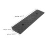 Zerodeko 2pcs Lightweight Anti-Slip Plastic Ramp for Door Thresholds Steps