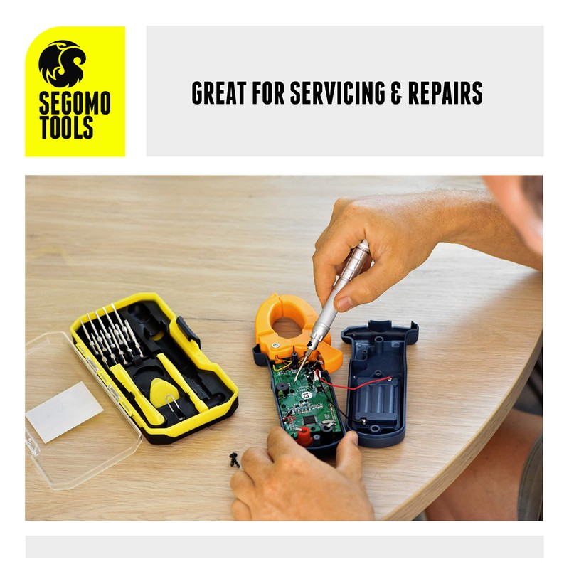 Segomo Tools 17 Piece Precision Screwdriver Set - Eyeglass Repair