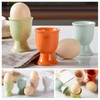 EEPLUYTY Pack of 6 Ceramic Egg Cups, Colourful Ceramic Egg