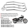 Motorcycle Pannier Rack Backrest Support Frame Suitable for Nightster Roadster