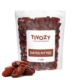 Pitted Dates 1lb pack of Deglet Noor Dates Pitted, Bulk, Delicious and Nutritious Deglet Dates Ideal for Baking, Energy Bites and Salads, Whole Dried Dates Pitted and Ready to Eat