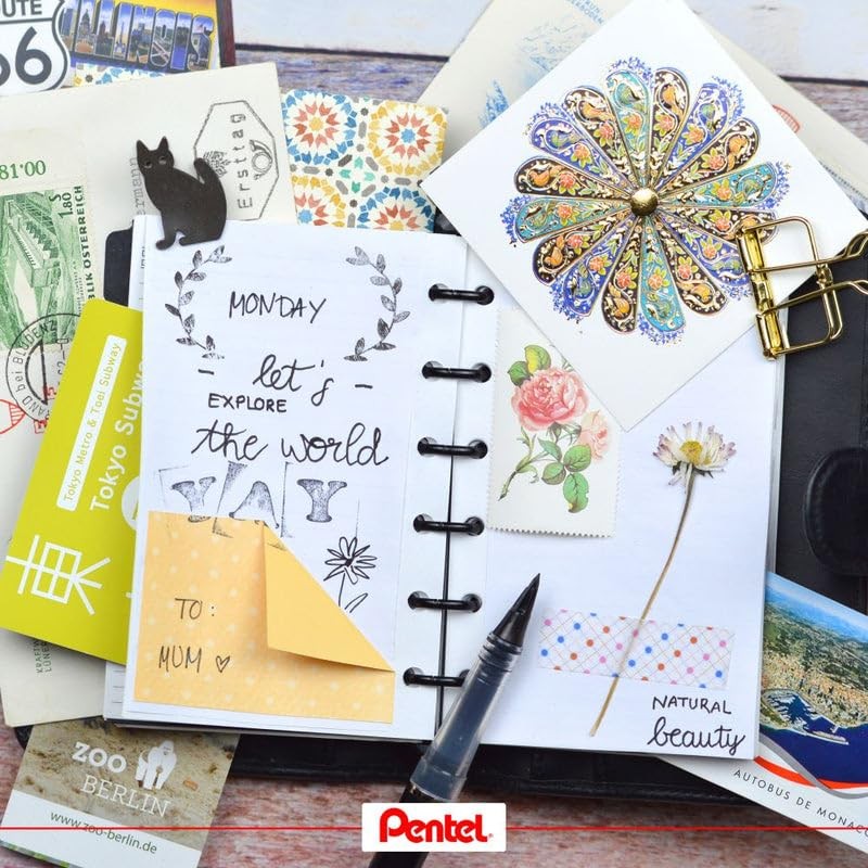 Pentel Tradio Pulaman, Black Ink (TRJ50-A)