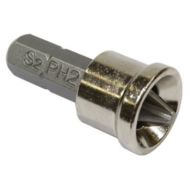 Makita D-61690 Drywall Bit PH2, 30 mm, 1 Piece, Depth Limiter for Screwing Plasterboard, for Phillips Screws