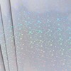 10 Hologram Stickers Transparent A4 Size Glitter Cutting Stickers Glossy