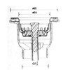 TALEA Sink Waste Strainer 85mm Flange *H68mm,Mini Basket for Od