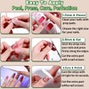 YiMistnnts Semi-Cured Gel Nail Strips, Salon-Quality, Long Lasting, Easy to