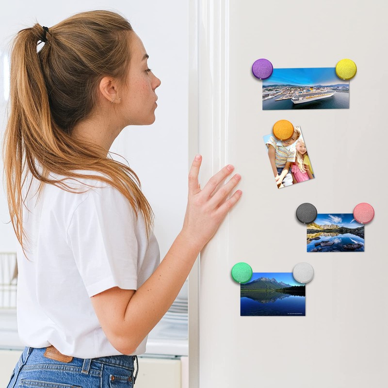 DIFIT Fridge Magnets, Magnets for Whiteboard, 100PCS 10 Colors, Small
