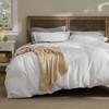 Bedsure Luxury Waffle Duvet Cover King Size - Textured Duvet