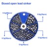 FREGITO 117PCS/205pcs Weight Sinkers 6 Sizes Lead Weights Round Split