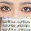 大容量 つけまつげ 接着剤不要 落ちにくい高い粘着力 可愛い 立体感 部分つけまつげ のり付き 束感 人気