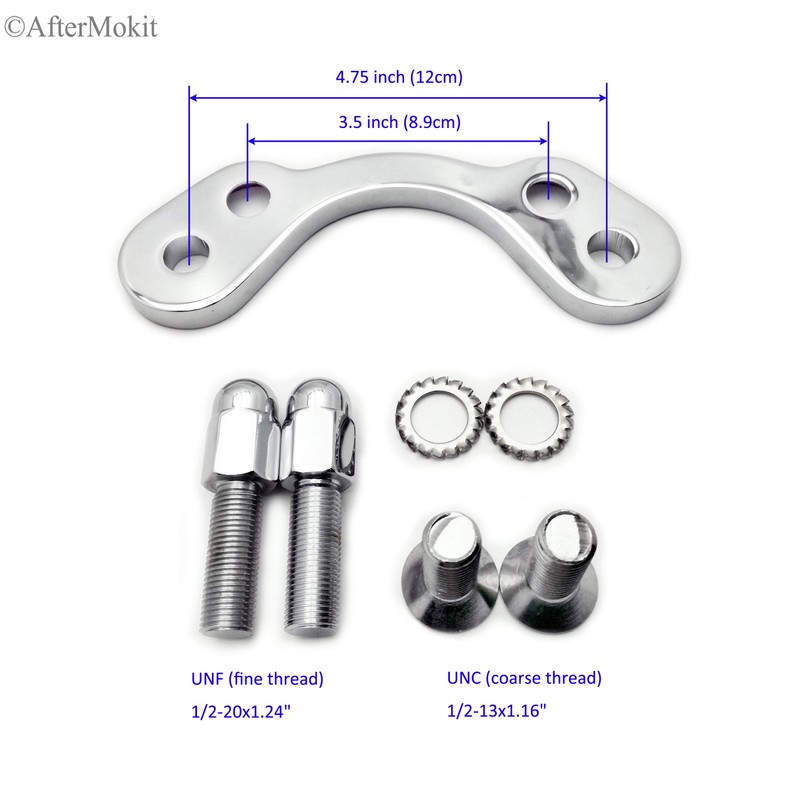 AfterMokit Replacement Wide Glide Springer Front Ends Handlebar Converter for