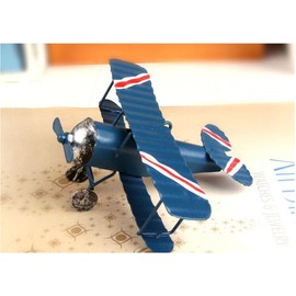 TTKBHHQ 3pc Vintage Metal Planes Model Iron Retro Aircraft Glider Biplane Pendant Model Airplane Kids Toy,Christmas,Home Decor,Ornament,Desktop Decoration